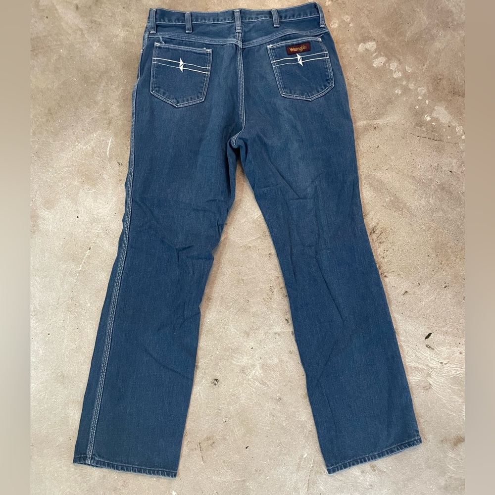 RARE 80s Wrangler Mens Slim Fit Jeans - 36 long